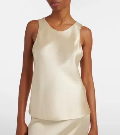 The Row Faustino silk satin top | Thumbnail 4