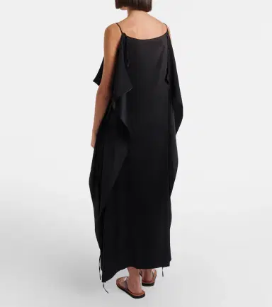The Row Kylo ruffled silk maxi dress | Thumbnail 3