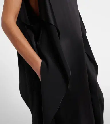 The Row Kylo ruffled silk maxi dress | Thumbnail 4
