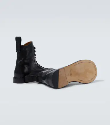 Versace Billy perforated leather combat boots | Thumbnail 5