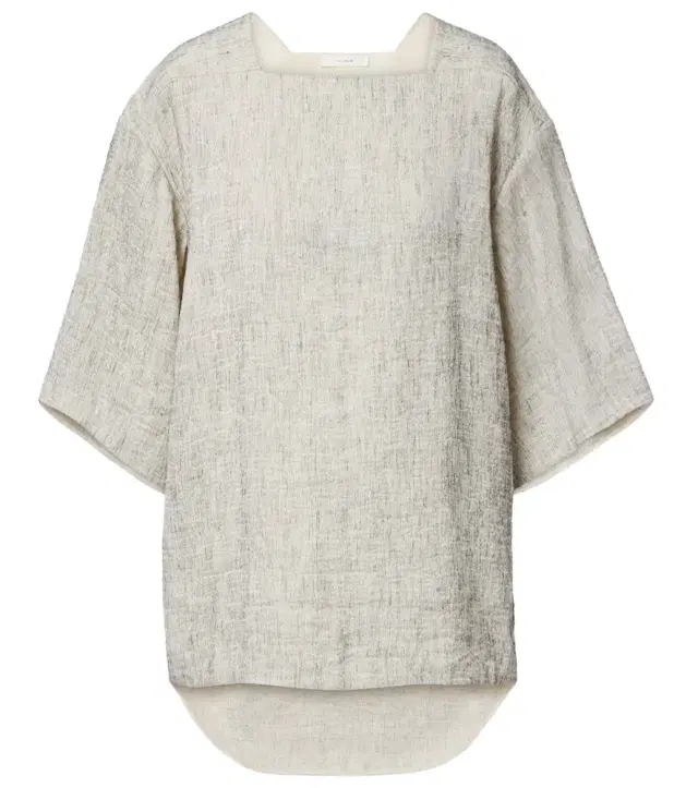 The Row Hamza linen and silk top