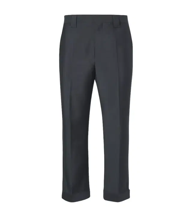 Versace Cropped wool and mohair straight pants