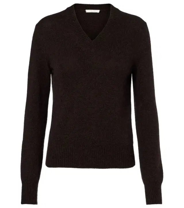 The Row Nalini knitted cashmere top