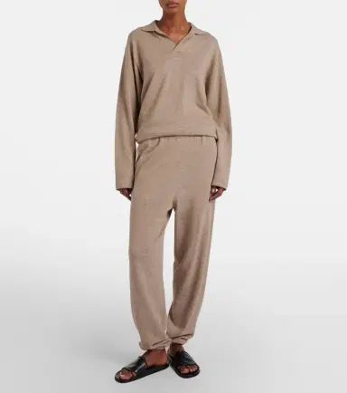 The Row Niosa cotton and linen polo sweater | Thumbnail 3