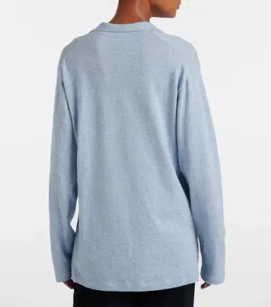 The Row Niosa cotton and linen polo sweater | Thumbnail 4 The Row Niosa cotton and linen polo sweater | Thumbnail 4
