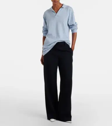 The Row Niosa cotton and linen polo sweater | Thumbnail 5 The Row Niosa cotton and linen polo sweater | Thumbnail 5
