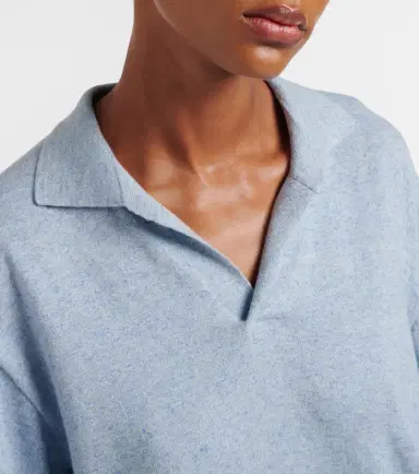 The Row Niosa cotton and linen polo sweater | Thumbnail 6 The Row Niosa cotton and linen polo sweater | Thumbnail 6