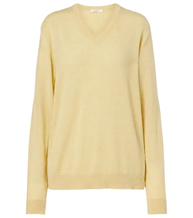 The Row Nian cashmere top