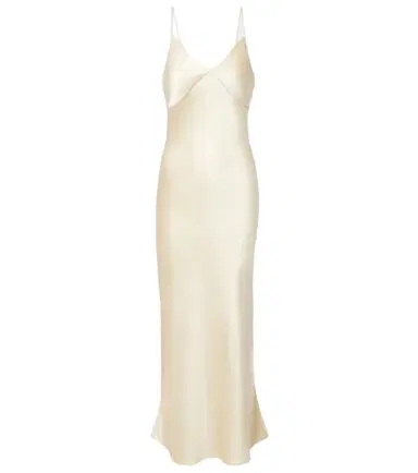 The Row Barika silk satin slip dress | Thumbnail 1