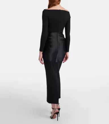 Solace London Rhianne satin-trimmed cocktail dress | Thumbnail 2