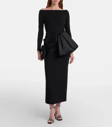 Solace London Rhianne satin-trimmed cocktail dress | Thumbnail 4