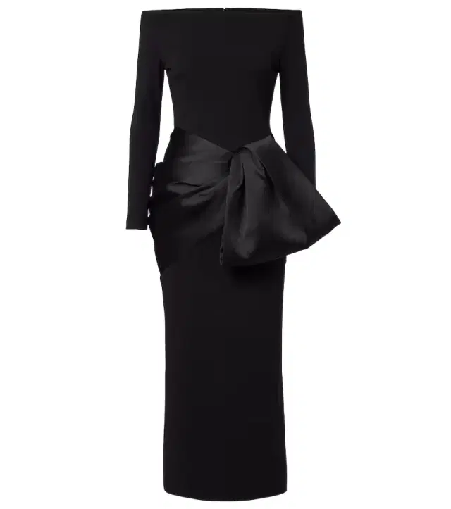 Rhianne satin-trimmed cocktail dress
