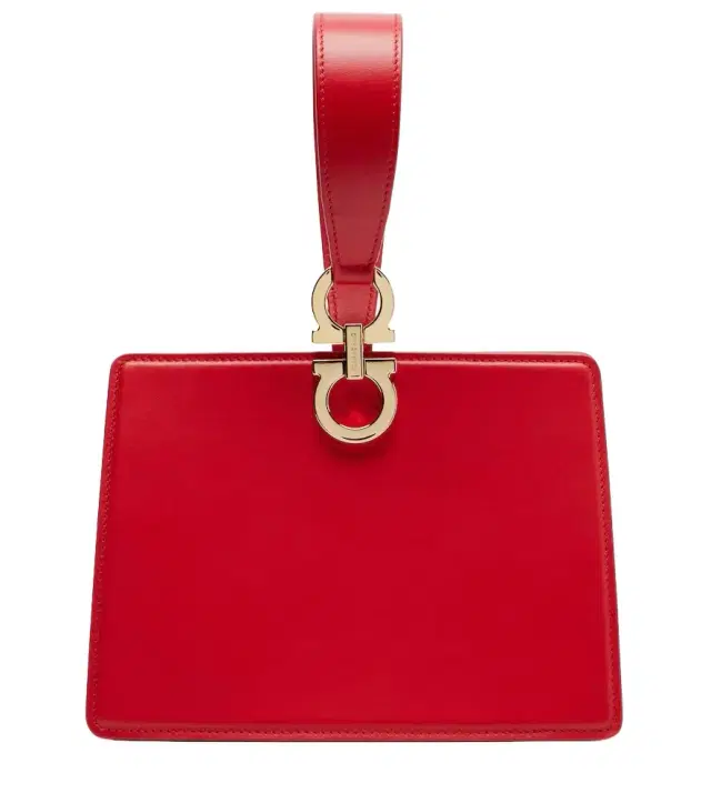 Gancio Mini leather top-handle bag