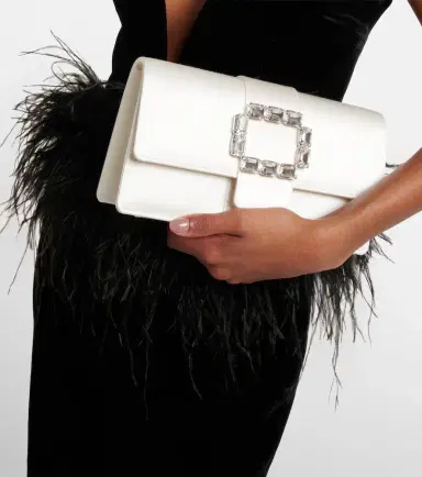 Manolo Blahnik Maycapjou embellished satin clutch | Thumbnail 7