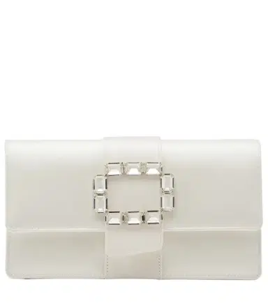 Manolo Blahnik Maycapjou embellished satin clutch | Thumbnail 1