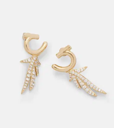 Ferragamo Crystal-embellished earrings | Thumbnail 2 Ferragamo Crystal-embellished earrings | Thumbnail 2