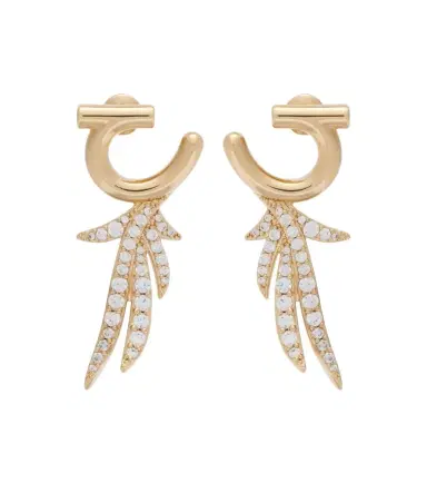 Ferragamo Crystal-embellished earrings | Thumbnail 1 Ferragamo Crystal-embellished earrings | Thumbnail 1