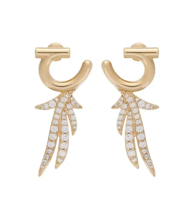 Ferragamo Crystal-embellished earrings