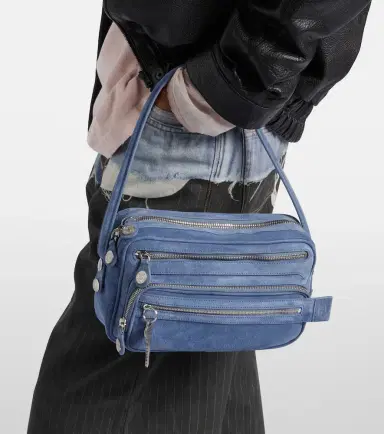 Acne Studios Camero Party suede shoulder bag | Thumbnail 6 Acne Studios Camero Party suede shoulder bag | Thumbnail 6