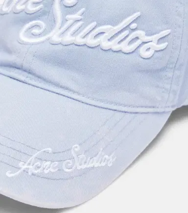 Acne Studios Logo denim baseball cap | Thumbnail 3 Acne Studios Logo denim baseball cap | Thumbnail 3