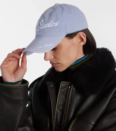 Acne Studios Logo denim baseball cap | Thumbnail 5 Acne Studios Logo denim baseball cap | Thumbnail 5