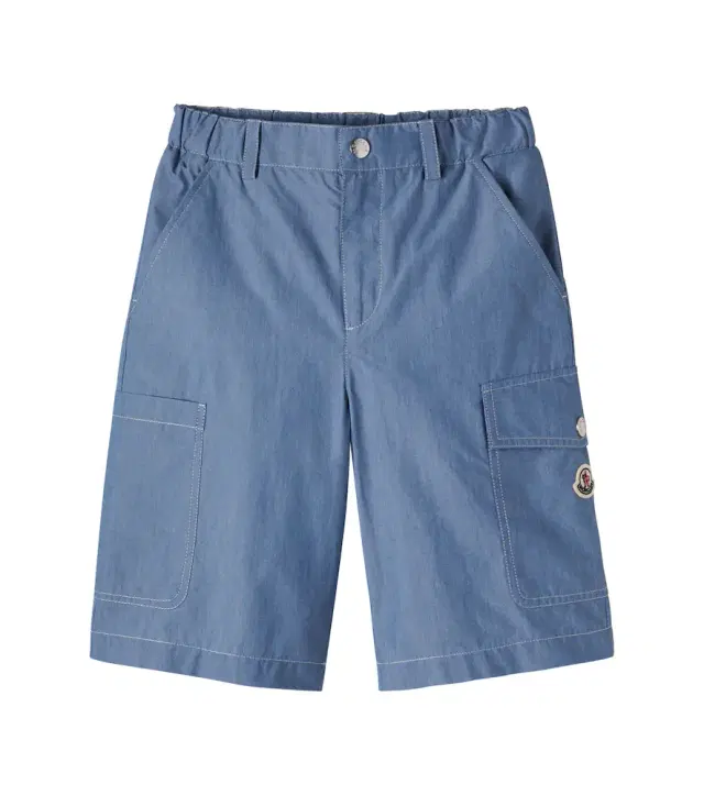 Cotton-blend Bermuda shorts
