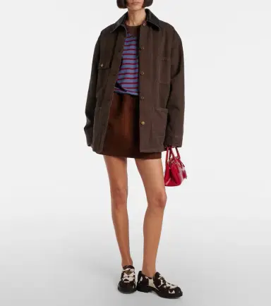 Prada Chocolate cow-print calf hair loafers | Thumbnail 6