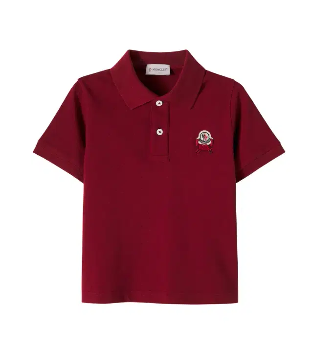 Logo cotton piqué polo shirt