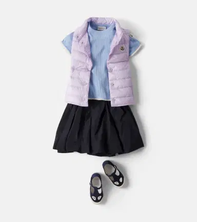 Moncler Enfant Logo cotton T-shirt | Thumbnail 4