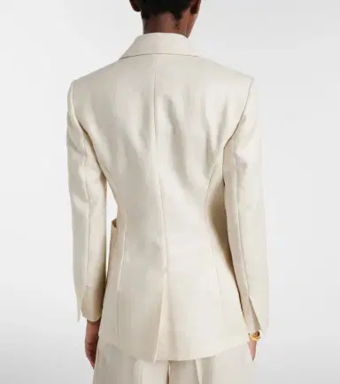 Max Mara Volontà linen blazer | Thumbnail 3 Max Mara Volontà linen blazer | Thumbnail 3