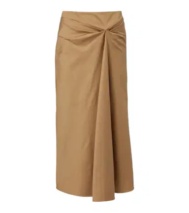 Max Mara Paggi cotton-blend satin midi skirt | Thumbnail 1 Max Mara Paggi cotton-blend satin midi skirt | Thumbnail 1