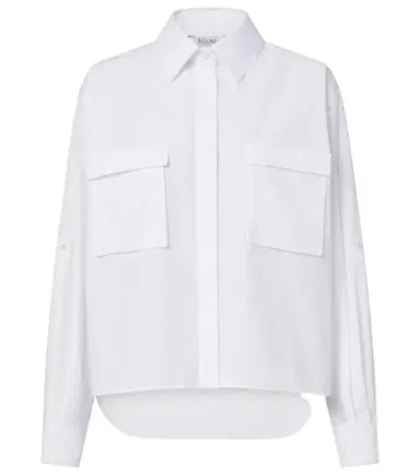 Max Mara Tenue cotton poplin shirt | Thumbnail 1 Max Mara Tenue cotton poplin shirt | Thumbnail 1