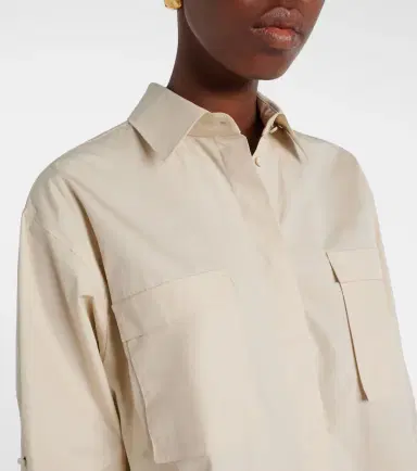 Max Mara Tenue cotton poplin shirt | Thumbnail 2 Max Mara Tenue cotton poplin shirt | Thumbnail 2