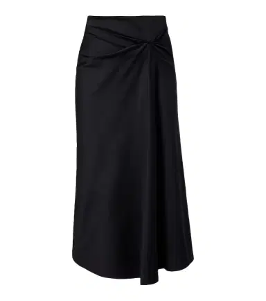 Max Mara Paggi gathered cotton-blend midi skirt | Thumbnail 1 Max Mara Paggi gathered cotton-blend midi skirt | Thumbnail 1