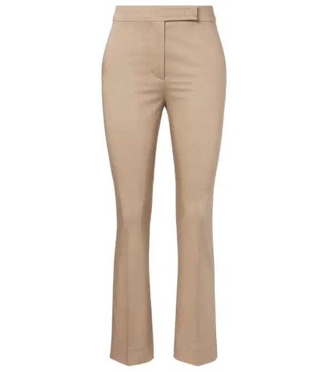 Max Mara Cotton-blend cropped slim pants
