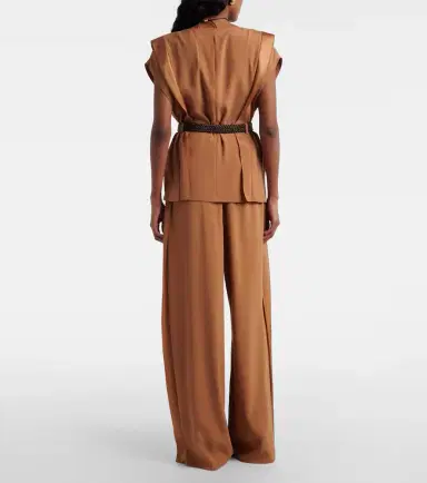 Max Mara Crêpe wide-leg pants | Thumbnail 3