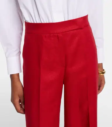 Max Mara Badesse linen wide-leg pants | Thumbnail 4
