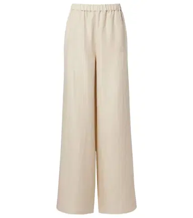 Max Mara Oro linen and silk wide-leg pants | Thumbnail 1