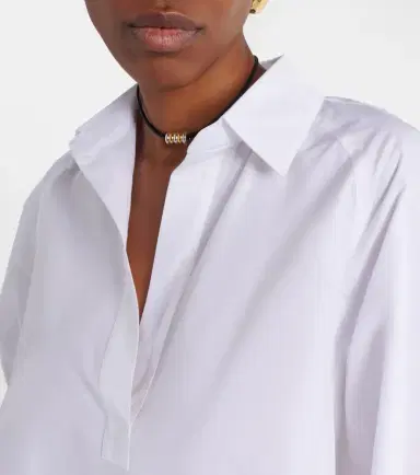 Max Mara Adorni oversized cotton poplin shirt | Thumbnail 2 Max Mara Adorni oversized cotton poplin shirt | Thumbnail 2