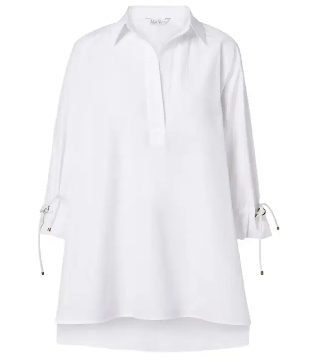 Max Mara Adorni oversized cotton poplin shirt