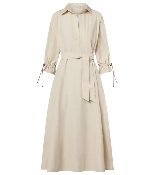 Max Mara Mirto oversized cotton poplin shirt dress