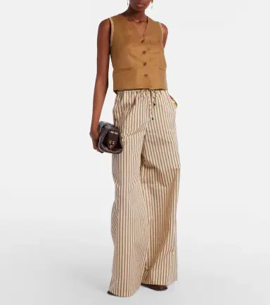 Max Mara Calibri cable-knit linen vest | Thumbnail 3 Max Mara Calibri cable-knit linen vest | Thumbnail 3