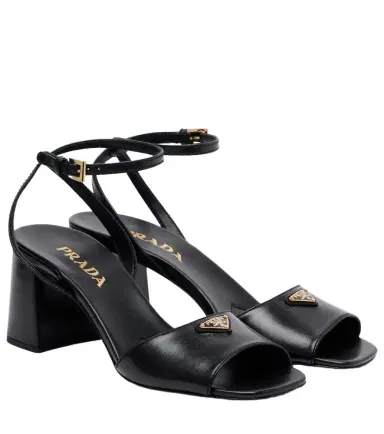 Prada Leather slingback sandals | Thumbnail 1 Prada Leather slingback sandals | Thumbnail 1