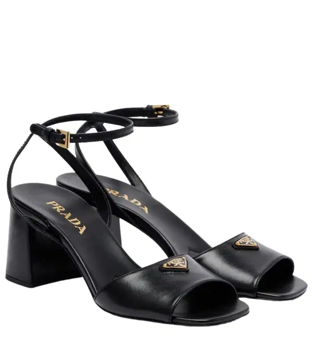 Prada Leather slingback sandals