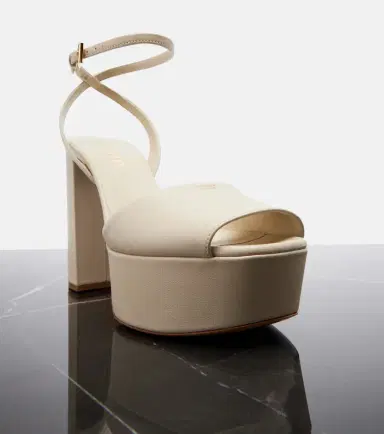 Prada Leather platform sandals | Thumbnail 2 Prada Leather platform sandals | Thumbnail 2