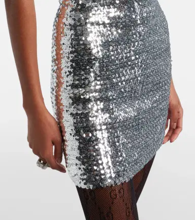 Gucci Sequined strapless minidress | Thumbnail 5 Gucci Sequined strapless minidress | Thumbnail 5