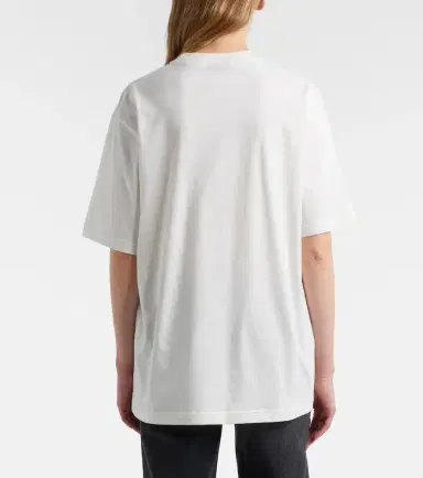 Gucci Logo cotton jersey and silk T-shirt | Thumbnail 2 Gucci Logo cotton jersey and silk T-shirt | Thumbnail 2