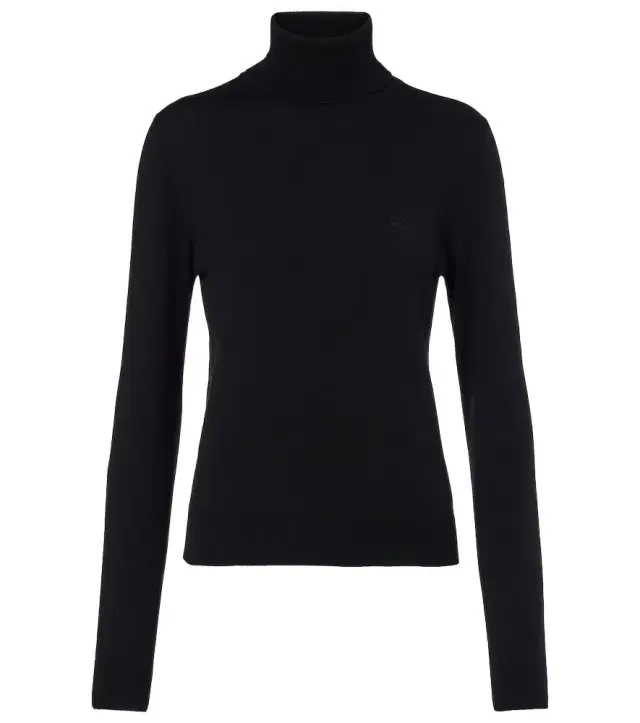 Wool turtleneck sweater