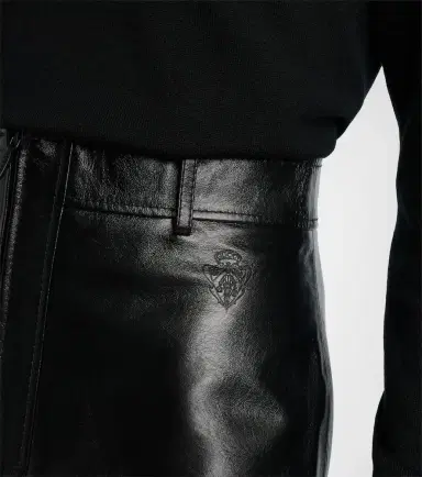 Gucci Leather zip-up miniskirt | Thumbnail 3 Gucci Leather zip-up miniskirt | Thumbnail 3