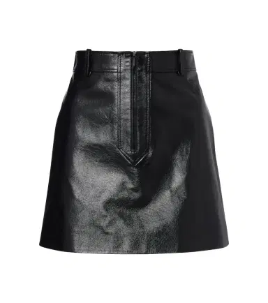 Gucci Leather zip-up miniskirt | Thumbnail 1 Gucci Leather zip-up miniskirt | Thumbnail 1